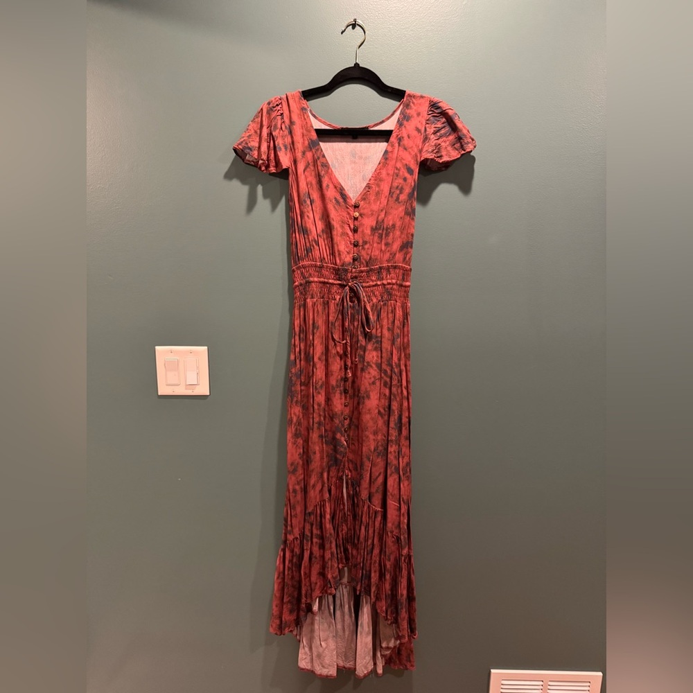 Tie dye High Low dress